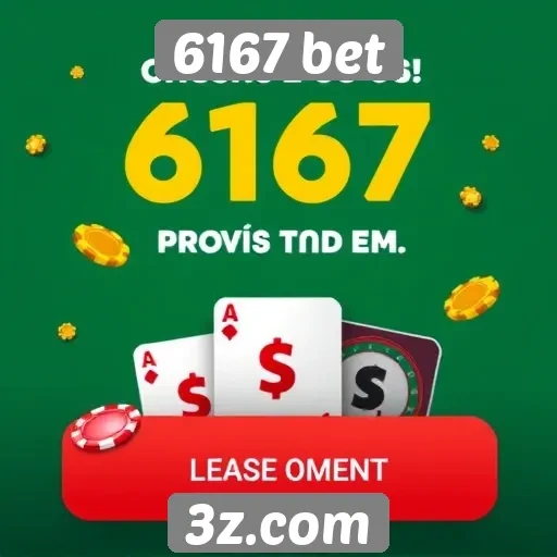 Ofertas promocionais e bônus disponíveis em 6167 bet