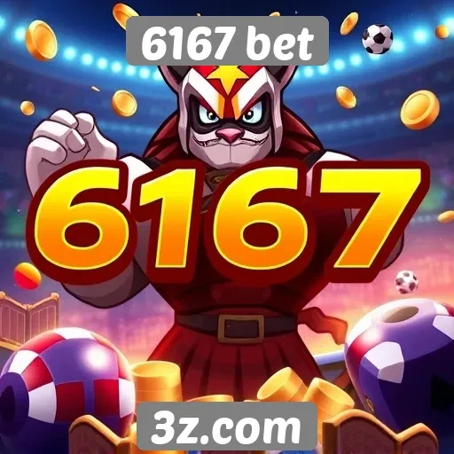 Variedade de jogos disponíveis em 6167 bet